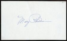 Mary Philbin d1993 signed autograph 3x5 Cut American Actress Silent Film Era picture