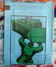  1980 Incredible Hulk Stickers-Marvel-Agencia Reyauca-Venezuela sealed pack picture