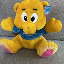 VTG 90’s Six Flags Plush Winner Yellow Bear NEW WITH TAG Grand Prairie, Texas ￼ picture