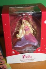 Carlton Cards Heirloom Barbie Lumina Mermaid Holiday Christmas Ornament 2014 picture