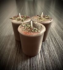 (3) Cast Off Evil Votive Candles, Handmade, Organic, Witchcraft, Hoodoo, Wicca picture