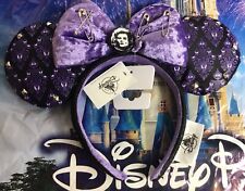 Disney Parks Haunted Mansion 2021 EARS Headband Purple Wallpaper Madame Leota  picture