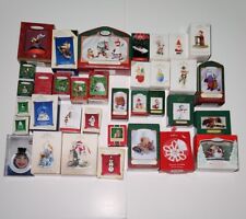 Lot of 35 Hallmark Keepsake Christmas Ornament With Boxes, Brand New  picture