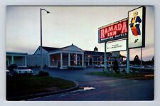 Jackson TN-Tennessee, Ramada Inn, Advertising, Antique Souvenir Vintage Postcard picture
