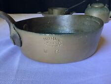 1800s Antique Forged HEAVY COPPER FRYING PAN Mutual NY City 20 Catherine picture