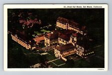 Del Monte CA-California, Hotel Del Monte Aerial View Vintage Souvenir Postcard picture