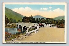 Postcard Bridge Over DeerField River Near Charlemont Mohawk Trail Massachusetts picture