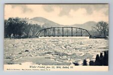 Bethel VT-Vermont, Winter Freshet, Antique, Vintage Souvenir Postcard picture