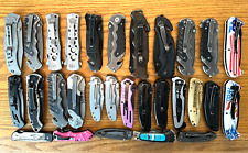 One Lot of 29 Smith & Wesson Pocket Folding Knives Used picture