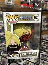Eric vale signed soba mask one piece funko pop with coa picture