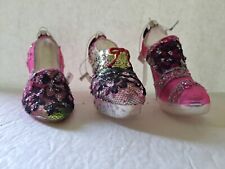 Katherine's Collection ORNAMENTS Set of 3 GLASS SHOES picture