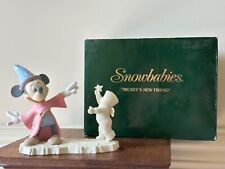 Vintage Disney Mickey's New Friend Department 56 Snowbabies Sorcerer With Box picture