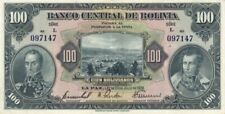 Bolivia - 100 Bolivianos - P-125a - 1928 dated Foreign Paper Money - Paper Money picture