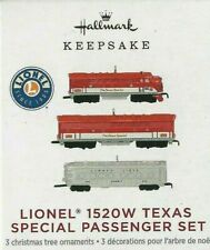 Hallmark Keepsake 2021 Lionel 1520W Texas Special Passenger Set Miniature NEW picture
