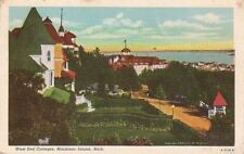  Postcard West End Cottages Mackinac Island MI  picture