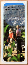 1970s Vintage Flyer Pamphlet Stone Mountain Georgia Scenic Railroad Steam Train picture