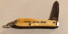 Vintage Beattie Motor Sales Waterford, Michigan Utica Pocket Knife Advertising picture