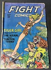 Fight Comics #70 Tiger Girl (1950) Golden Age Jungle Action picture