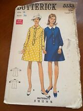 Butterick 5133 Vintage Sewing Pattern size 8 10 12 14 16  Misses Dress  UNCUT picture