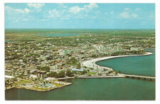 West Palm Beach Florida FL Postcard Aerial View Lake Worth picture