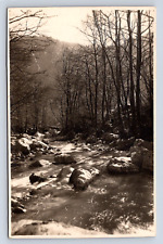 Vintage Postcard Unique Creek Scene Photo Postcard France picture