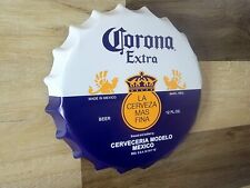 Large Corona Extra Beer Bottle Cap  Metal Sign Man cave Bar Decor Sign picture