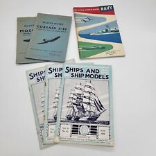 WW2 1940s Magazines Booklets Ships Models Pilots Notes 30s 40s 50s Mixed Lot picture