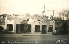 Postcard RPPC Colorado Limon Cozy Cafe Highway US 40 Sanborn 23-8854 picture