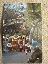 Vintage Postcard Disneyland Anaheim CA Adventureland Entrance Winnie the Pooh picture