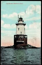 Lighthouse at Stamford Connecticut posted May 22, 1914 Vintage Postcard pc243 picture