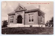 Postcard Thompson Free Library Dover Maine picture