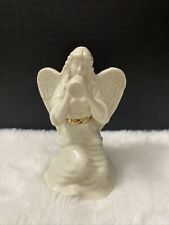 Lenox Angel Wings Kneeling with Horn Porcelain Nativity Figurine picture