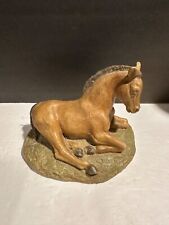 Vintage Chalkware Lying Baby Horse/Foal Figurine 6.75