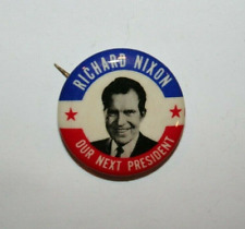 1968 Richard Nixon President Campaign Button Political Pinback Pin Election picture