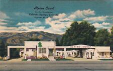 Postcard Alpine Court Colorado Springs Colorado CO picture