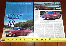 1961 CHEVROLET IMPALA SS ORIGINAL 2002 ARTICLE picture