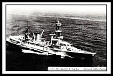 Postcard USS Pensacola  CA-24 picture