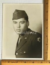 WWII Era Photo/African American Soldier/Very Distinguished Looking/War Uniform picture