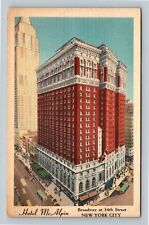 Historic Hotel McAlpin, Herald Square, Antique VintageNew York City Postcard picture