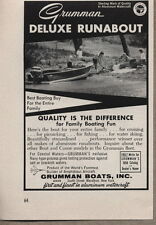 1958 Vintage Ad Grumman Deluxe Runabout Boats Marathon,New York picture