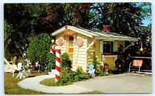 CARMI, Illinois IL ~ Fairyland Playhouse CARMI MOTEL Roadside c1960s Postcard picture