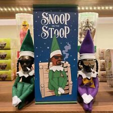 Snoop On A Stoop Christmas Elf Doll Figures Ornaments Home Decoration Gift Green picture