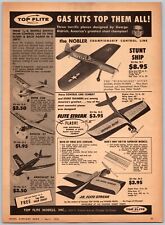 Top Flite Gas Kits The Nobler Stunt Ship Vintage April, 1959 Full Page Print Ad picture