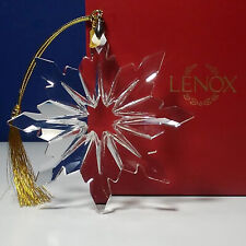 Lenox 2021 Optic Crystal Snowflake Ornament NEW IN BOX 893390 picture