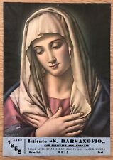 Vintage 1959 Catholic Religious Art Calendar Italy 9x13 English & Italian picture