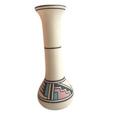 Desert Publeo Pottery Handpainted Stoneware Vase Signed 1995 8