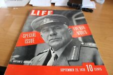 Vintage LIFE Magazine - September 25th 1939, 