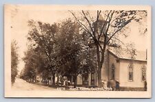 J87/ Caldwell Ohio RPPC Postcard c10 Noble County North St Church Homes 224 picture