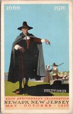 1916 NEWARK, New Jersey POSTER ART Postcard 