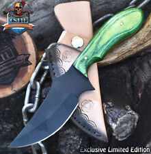 CSFIF Hand Forged Knife USA Skinner Knife AUS-8 Steel Hard Wood Sports Unique picture